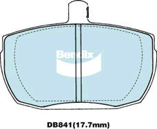 Brake Disc Pad Set  Bendix DB841 4WD For FORD Transit LAND ROVER