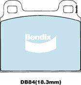 Brake Disc Pad Set  Bendix DB84 GCT For VW TRANSPORTER CARAVELLE