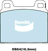 Brake Disc Pad Set  Bendix DB84 GCT For VW TRANSPORTER CARAVELLE
