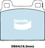 Brake Disc Pad Set  Bendix DB84 GCT For VW TRANSPORTER CARAVELLE