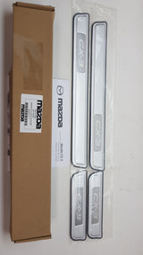 Mazda CX-3 DK Scuff Plate Set Aluminium Accessory Part DK11ACSP New Genuine