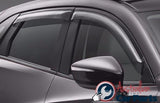 MAZDA CX3 Weathershields Slimline Set of 4 New Genuine 2015 Accessories DK11ACSW