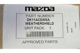 MAZDA CX3 Weathershields Slimline Set of 4 New Genuine 2015 2016 2017 DK11ACSWSA