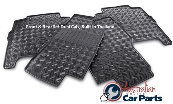 Nissan Rubber Floor Mats Front and Rear G4900-ECRFRAUNI JRRR6AU