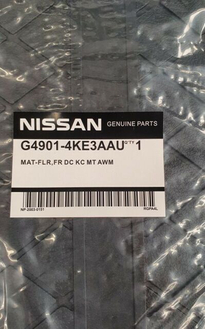 Mat- Carpet Floor  Fr Dc Kc Awm G4901-4KE3AAU for Nissan