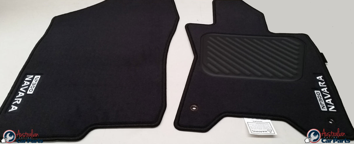 Carpet Mats suitable for Nissan Navara D23 Manual Front SET 2015-2017 DC KC Genuine New