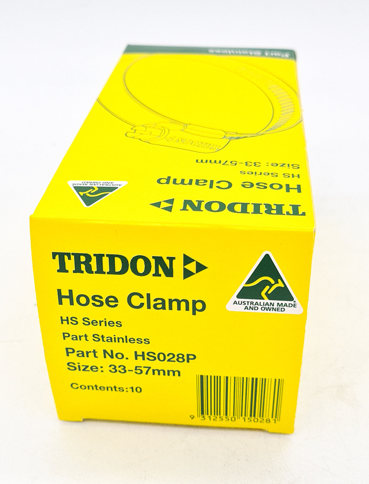 Radiator cooling Hose Clamp 33mm - 57 mm Tridon HS028P Box of 10