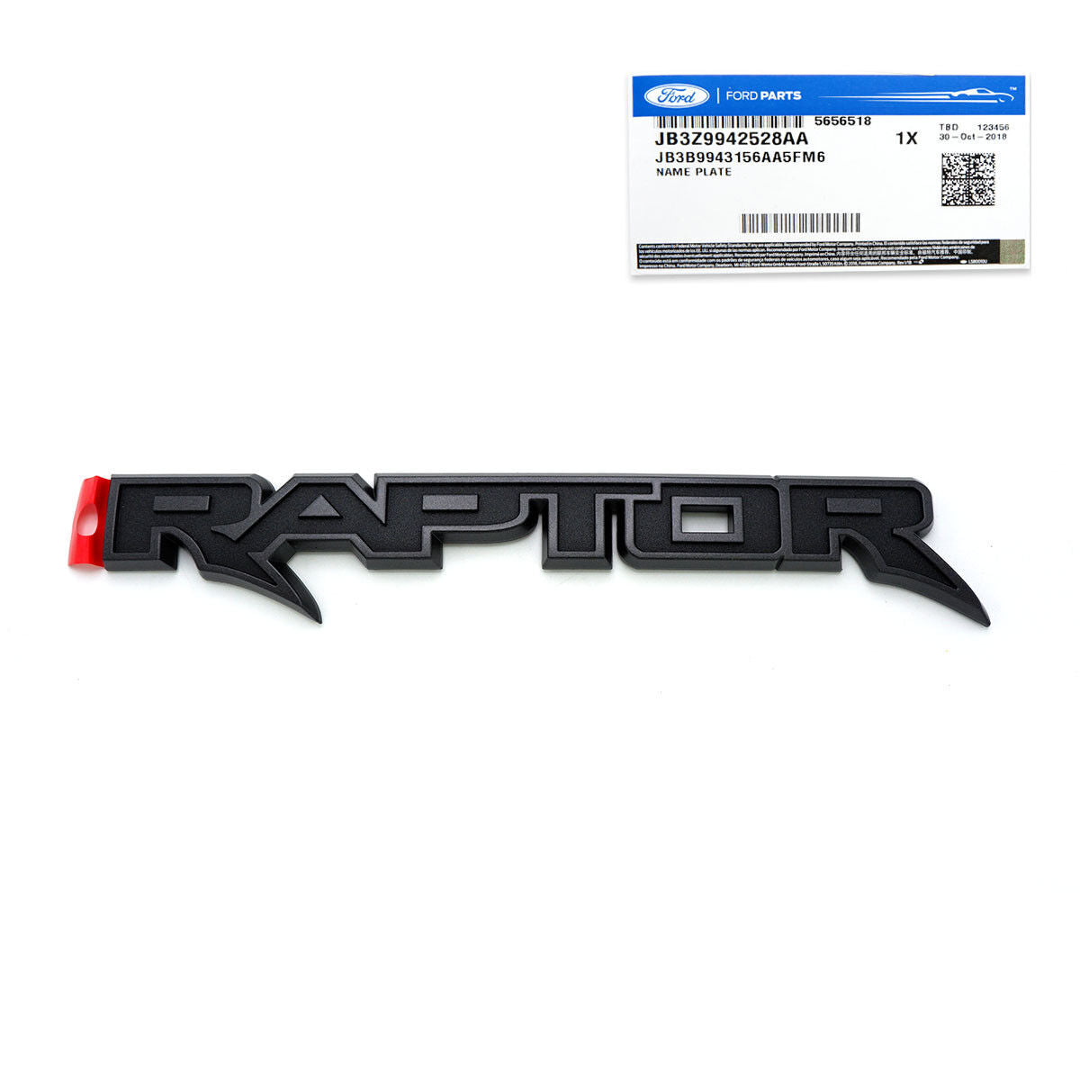 Name Plate         * JB3Z9942528AA For Ford