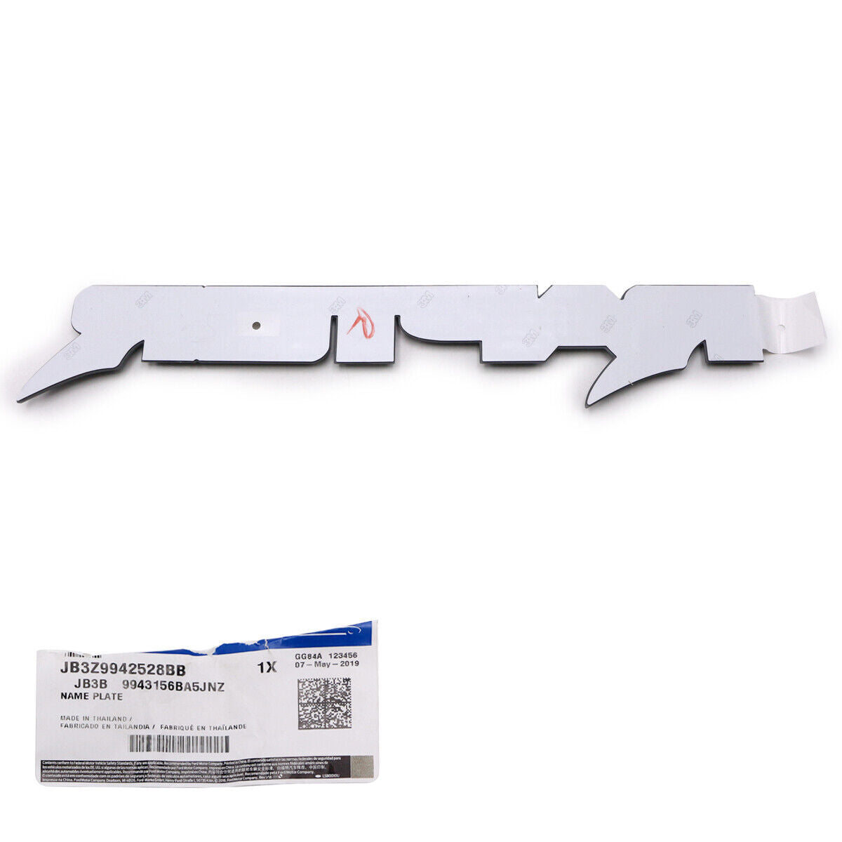 Name Plate JB3Z9942528BB For Ford