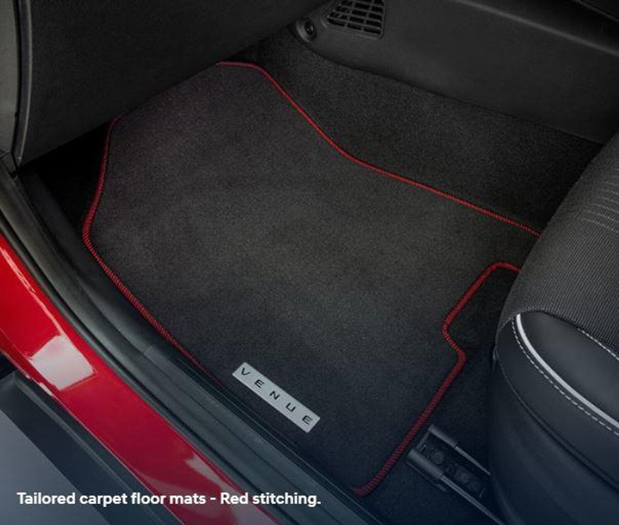 Floor Mat Carpet - Red Snake Skin K2A20APH20 for Hyundai