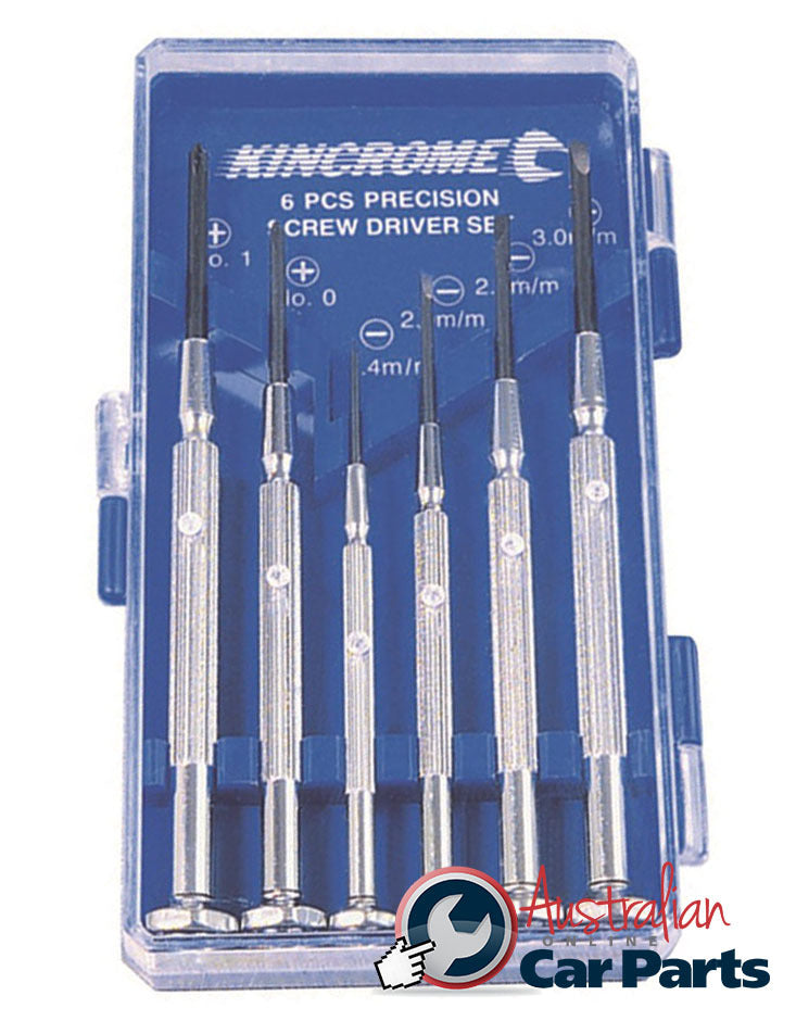 KINCROME Precision Screwdriver Set 6 Piece 16066C NEW