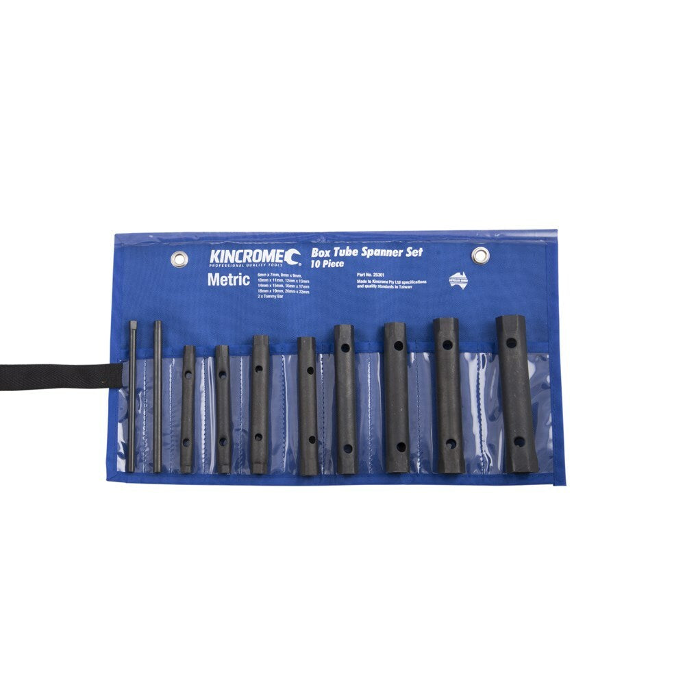 KINCROME Tube Spanner Set 10 Piece 25301