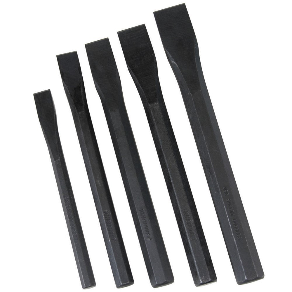 COLD CHISEL SET HEXAGONAL 5 PIECE FINKAL CCS850 NEW