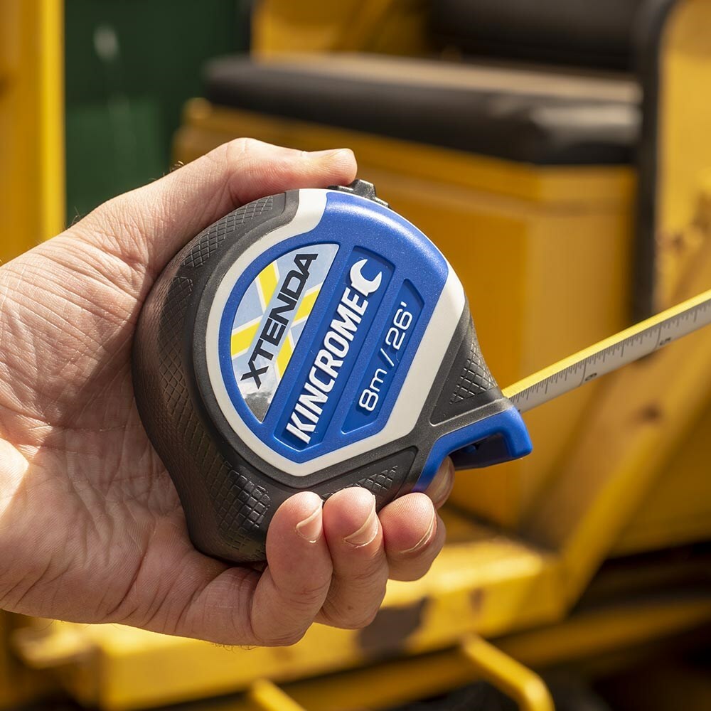 KINCROME XTENDA Tape Measure 8m/26" (Metric & Imperial)  K11001