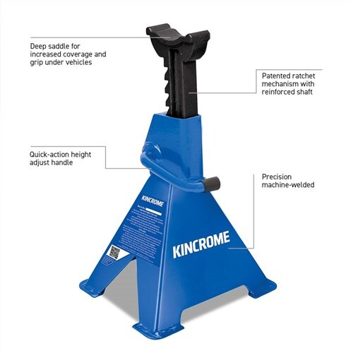 KINCROME Ratchet Jack Stands 3000kg K12074