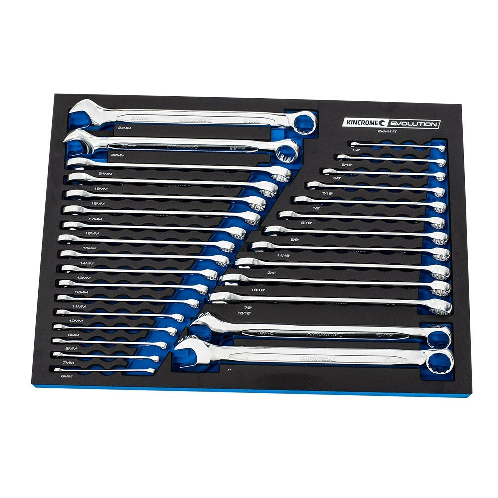 KINCROME EVOLUTION Tool Workshop 367 Piece 18 Drawer Deep 1/4, 3/8 & 1/2" Drive K1229