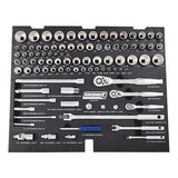KINCROME CONTOUR Tool Chest Kit 207 Piece 1/4, 3/8 & 1/2" Drive K1509