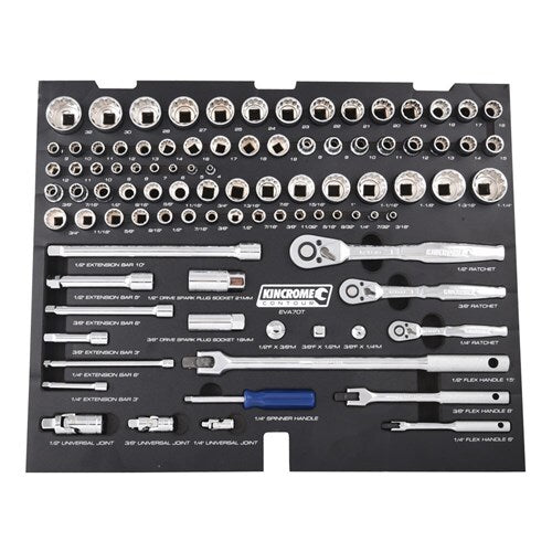 Kincrome K1509T 206 Piece Metric & SAE Tool Kit for CONTOUR Tool Chest & Tools Only
