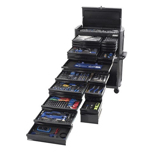 KINCROME CONTOUR Tool Workshop 546 Piece 1/4, 3/8 & 1/2" Drive - Black Series K1591MB
