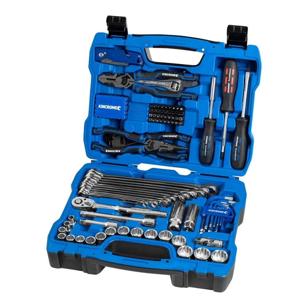 KINCROME Portable Automotive Toolkit 120 Piece 3/8" Drive K1855