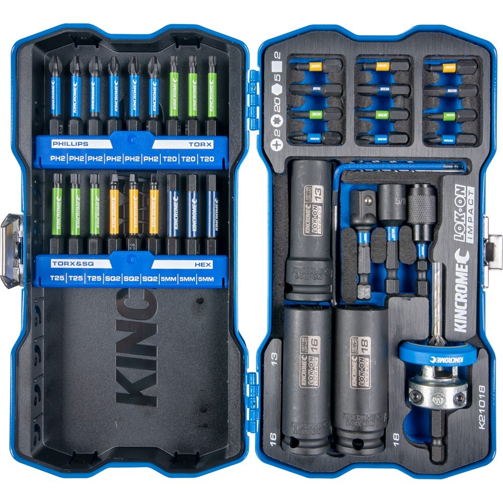 KINCROME Impact Bit Deck Set 41 Piece K21018