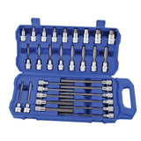 KINCROME Hex Socket Set 30 Piece 1/2 Drive K2124