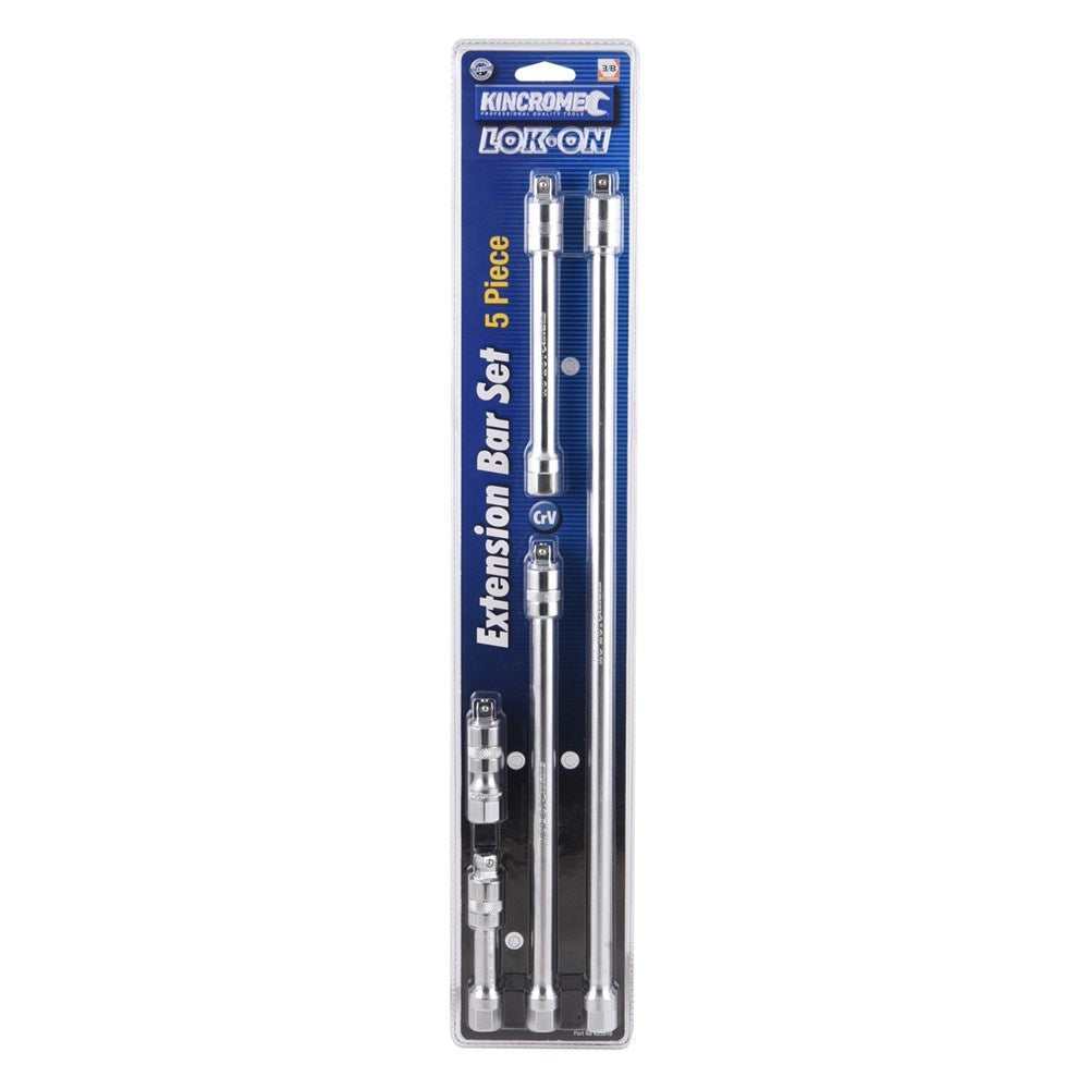 KIncrome LOK-ON Socket Extension Bar 5 Piece Set 3/8" Drive K25510