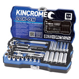 KINCROME LOK-ON Socket Set 28 Piece 1/4" Drive - Metric K27002