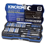 KINCROME LOK-ON Socket Set 45 Piece 1/4" Drive - Metric & Imperial K27003