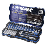 KINCROME LOK-ON Socket Set 45 Piece 3/8" Drive - Metric & Imperial K27013