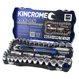KINCROME LOK-ON Socket Set 41 Piece 1/2" Drive - Metric & Imperial K27022