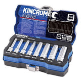 KINCROME LOK-ON Socket Set 8 Piece 1/4 Drive -Imperial K27051