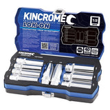 LOK-ON Kincrome Socket 9 Piece 1/2" drive Metric K27058