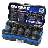 KINCROME LOK-ON Impact Socket Set 12 Piece 3/8" Drive - Imperial K27077