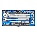 KINCROME Socket Set 33 Piece 1/4 & 3/8" Drive - Metric K28015