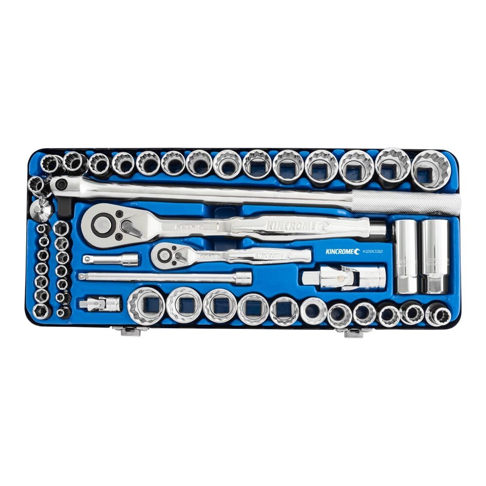Kincrome Socket Set 52  1/4 & 1/2" Drive - Metric/Imperial K28032