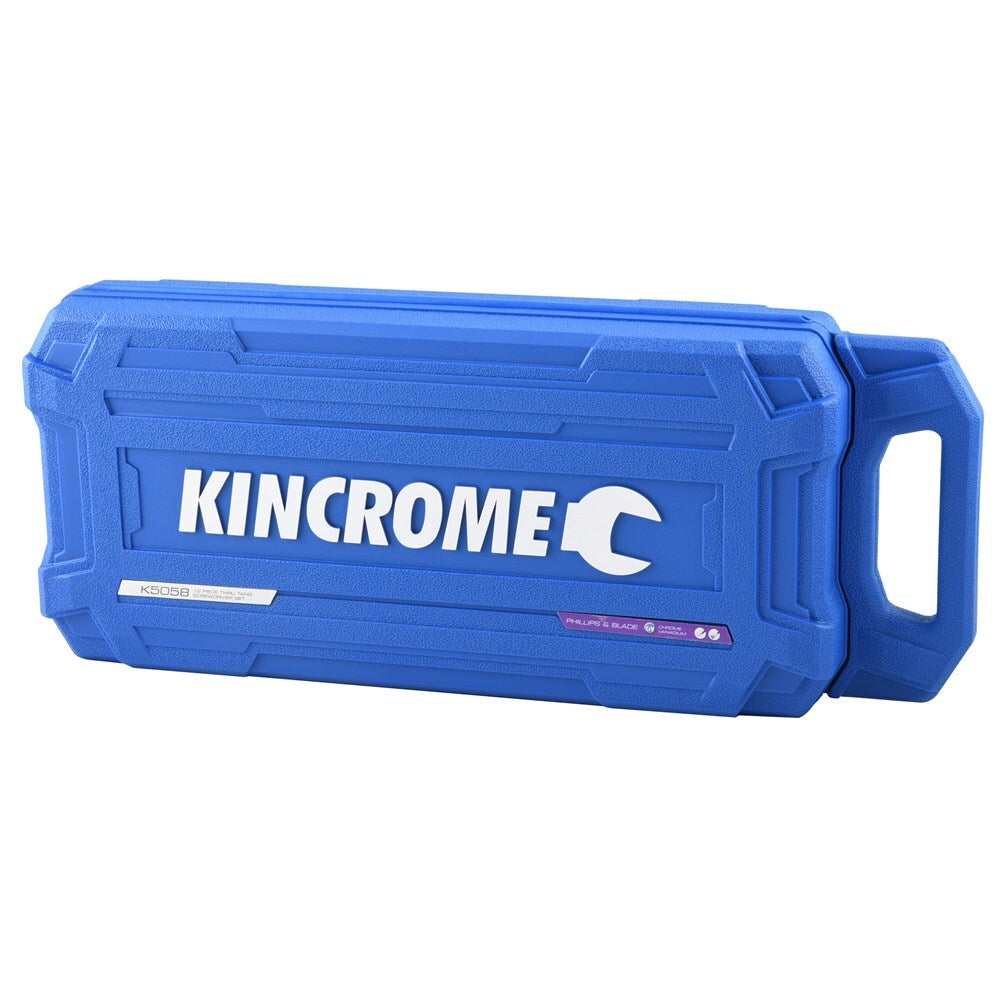 KINCROME SCREWDRIVER SET THRU TANG 12 Piece K5058