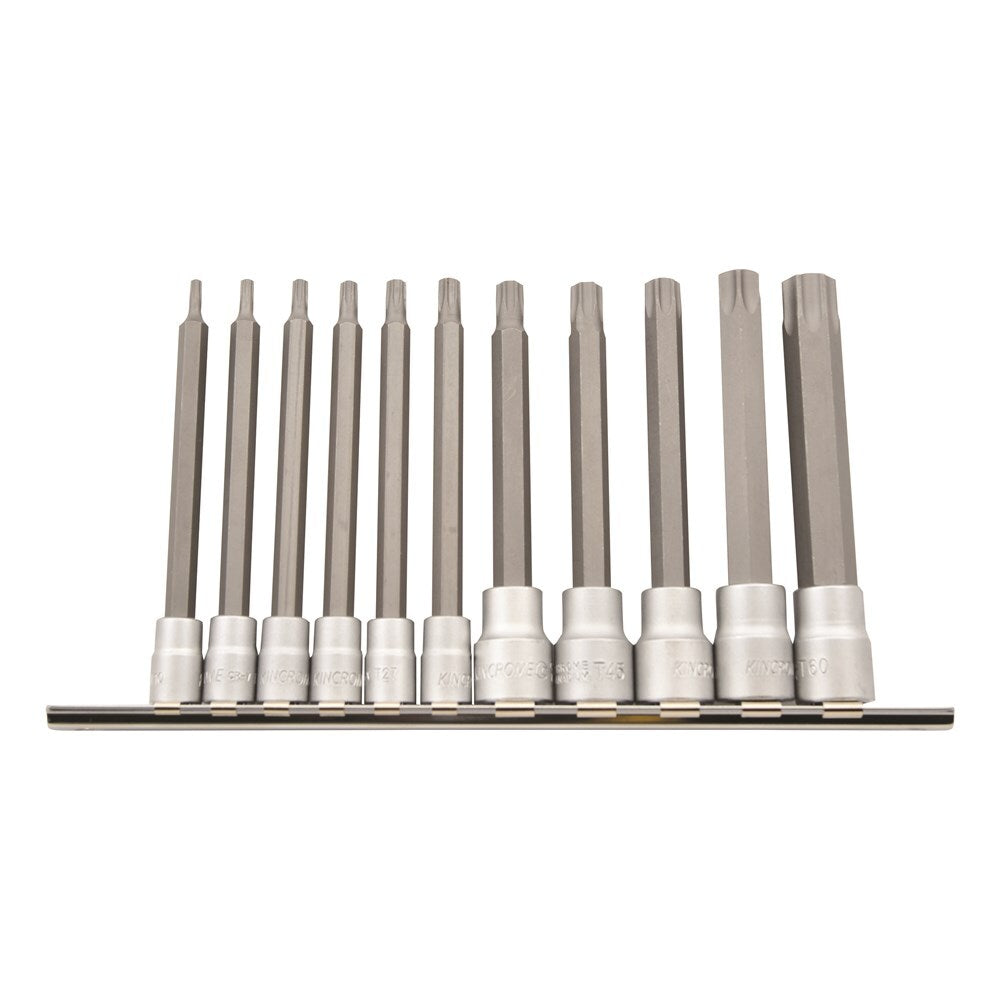 KINCROME TORX Socket Set Long Series 11 Piece 1/4 & 3/8" Drive K5225