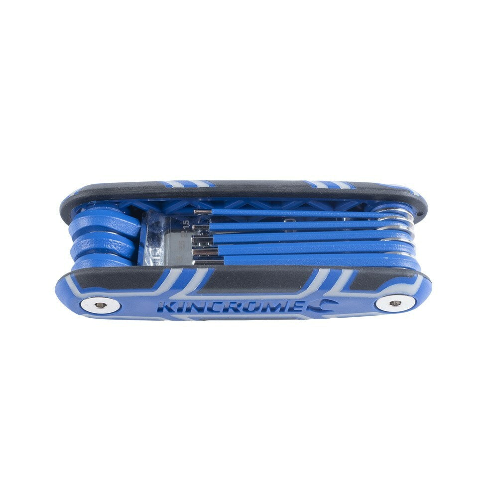 KINCROME Folding Hex Key Set 8 Piece Metric K5390