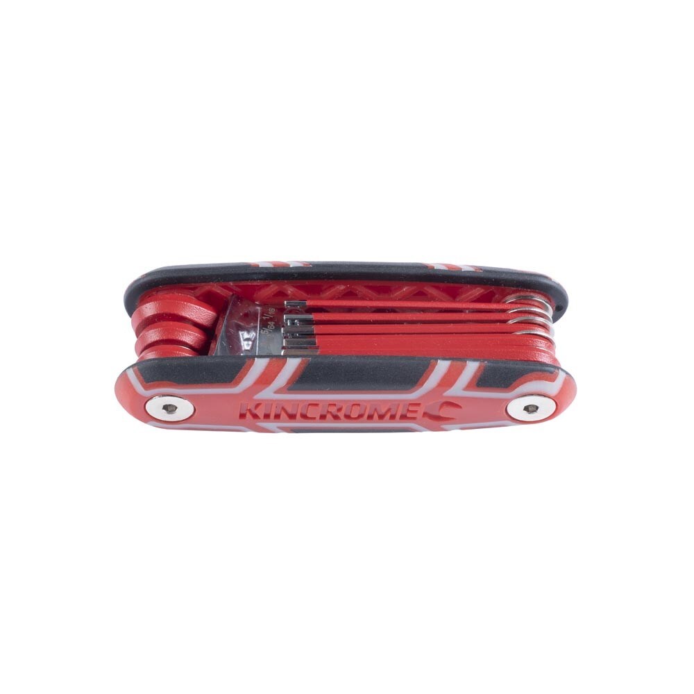 KINCROME Folding Hex Key Set 8 Piece Imperial K5391