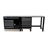 Kincrome Trade Centre Garage Set 3 piece 14 Drawer Tool Box and Bench K7373