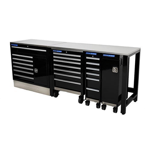 Kincrome Trade Centre Pro Workshop Set 5 piece 20 Drawer Tool Box and Bench K7375