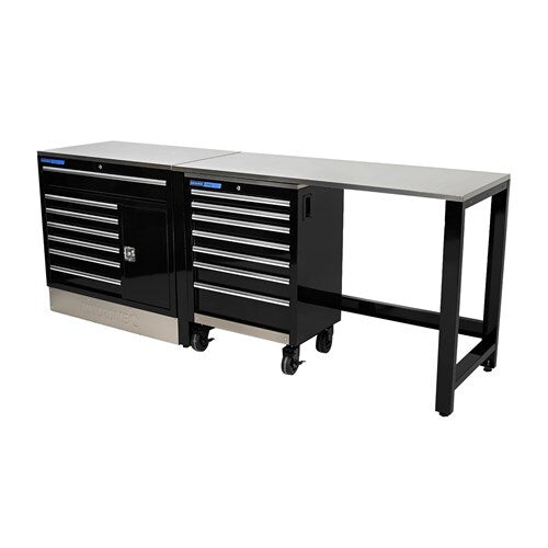 Kincrome Trade Centre Ultimate Pro Workshop Se7 piece 20 Drawer Tool Box and Bench K7377
