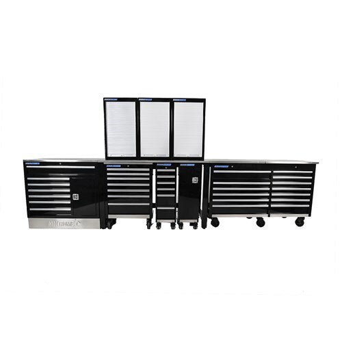 Kincrome Trade Centre Ultimate Storage Pro Workshop Set 9 piece 33 Drawer Tool Box and Bench K7379