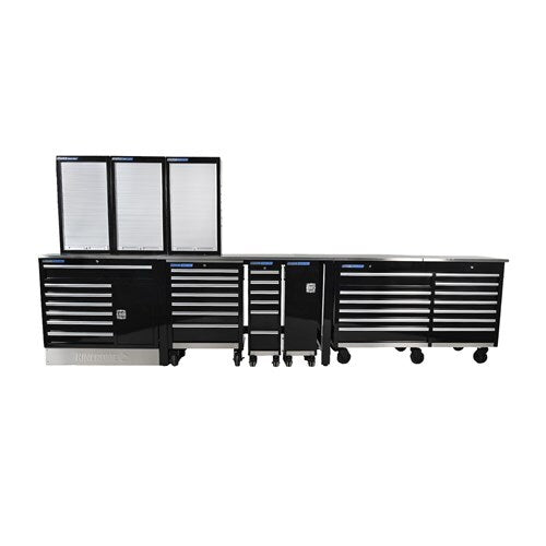 Kincrome Trade Centre Ultimate Storage Pro Workshop Set 9 piece 33 Drawer Tool Box and Bench K7379