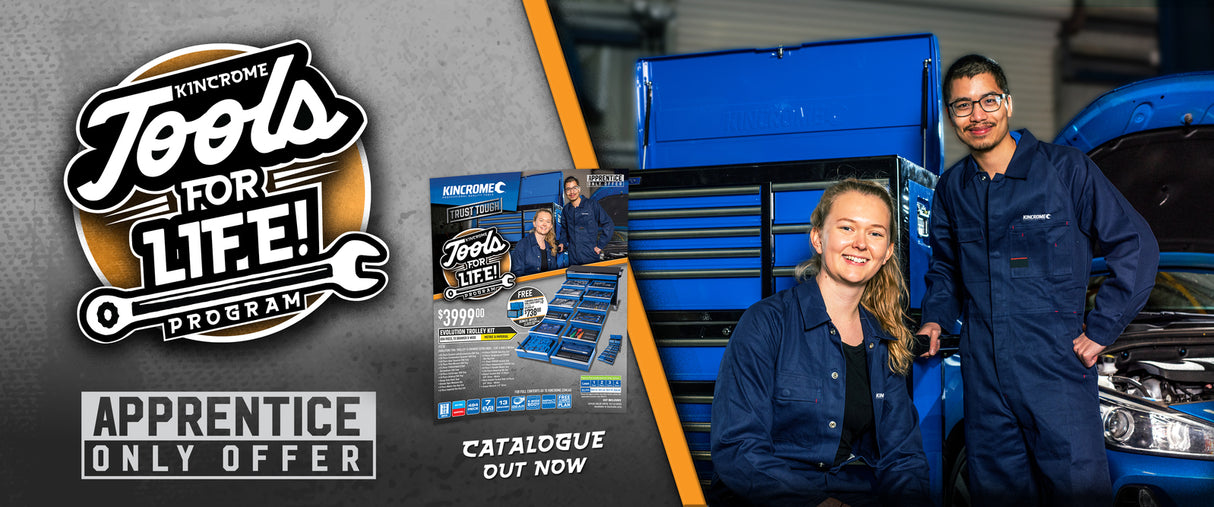 Kincrome Evolution Chest Kit 138 Piece 6 Draw 1/4  3/8  1/2 Drive P1701