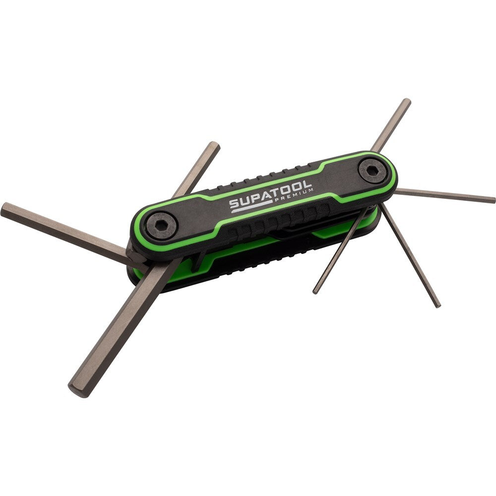 KINCROME Folding Hex Key Set 9 Piece Imperial STP5101