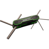 KINCROME Folding Hex Key Set 9 Piece Imperial STP5101