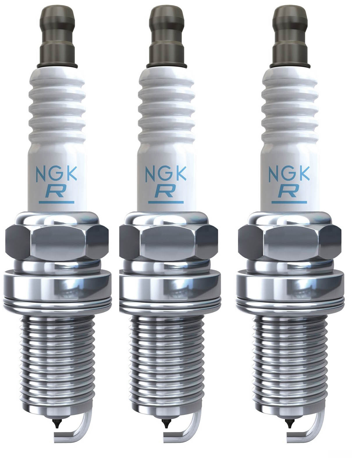 Resistor Standard Spark Plug NGK ZKER6A-10EG Pack of 3 for Volkswagen UP 2012 -2014 1.0L