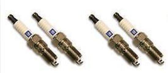 SPARK PLUGS for Holden CAPTIVA 2.4 4cyl 2007-2010 GM GENUINE 12625058 12681663
